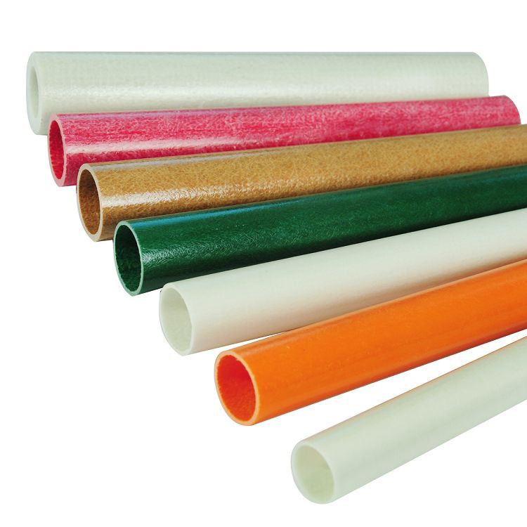 Tubo redondo de fibra de vidro pultrudado